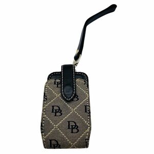 Vintage Dooney & Bourke Leather/Fabric Cell Phone Case